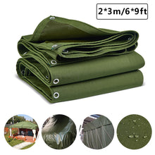 Load image into Gallery viewer, Shade Cloth  Tarps Waterproof Ground Tent Trailer Cover Tarpaulin Wear-resistant Cover with Organic Silicon Coating for Boat RV
