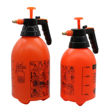 Load image into Gallery viewer, 2L/3L Orange Hand Pressure Trigger Sprayer Bottle Adjustable Copper Nozzle Head Manual Air Compression Pump Spray Bottle 1 Pcs
